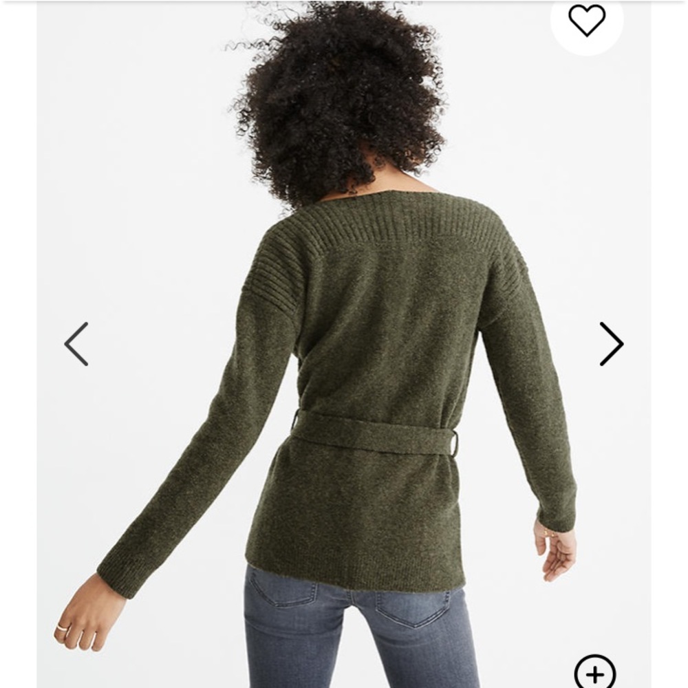 BNWT! Madewell - Boat Neck Waist-tie Sweater - Picture 7 of 7